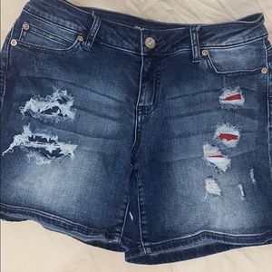 Maurices "Americana" Jean shorts